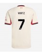 Billige Liverpool Florian Wirtz #7 Bortedrakt 2025-26 Kortermet